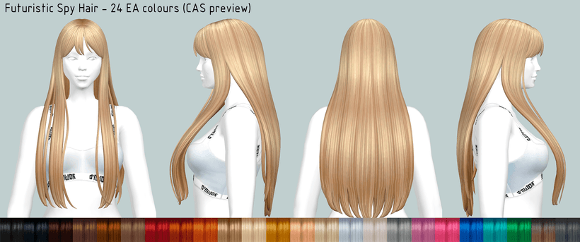 Галерея мода Прическа Futuristic Spy Hair #1